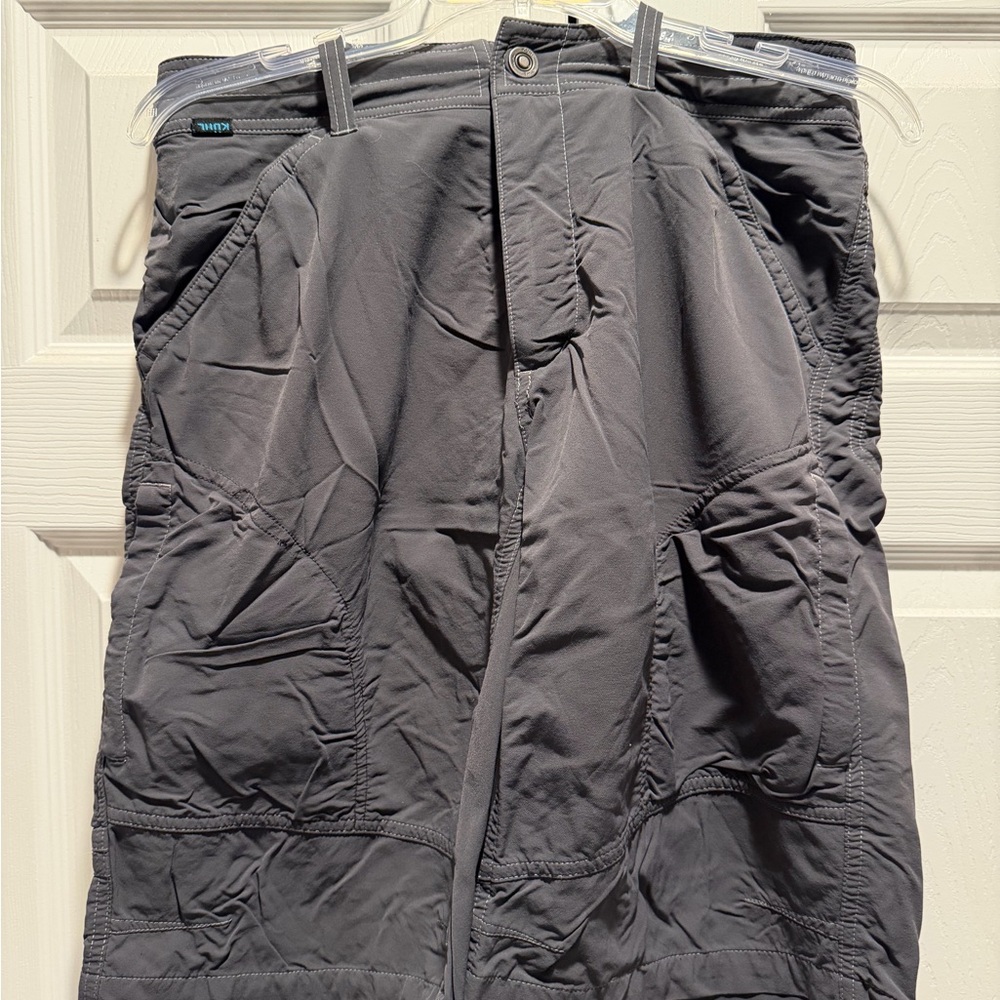 Kuhl Charcoal Buttoned Shorts